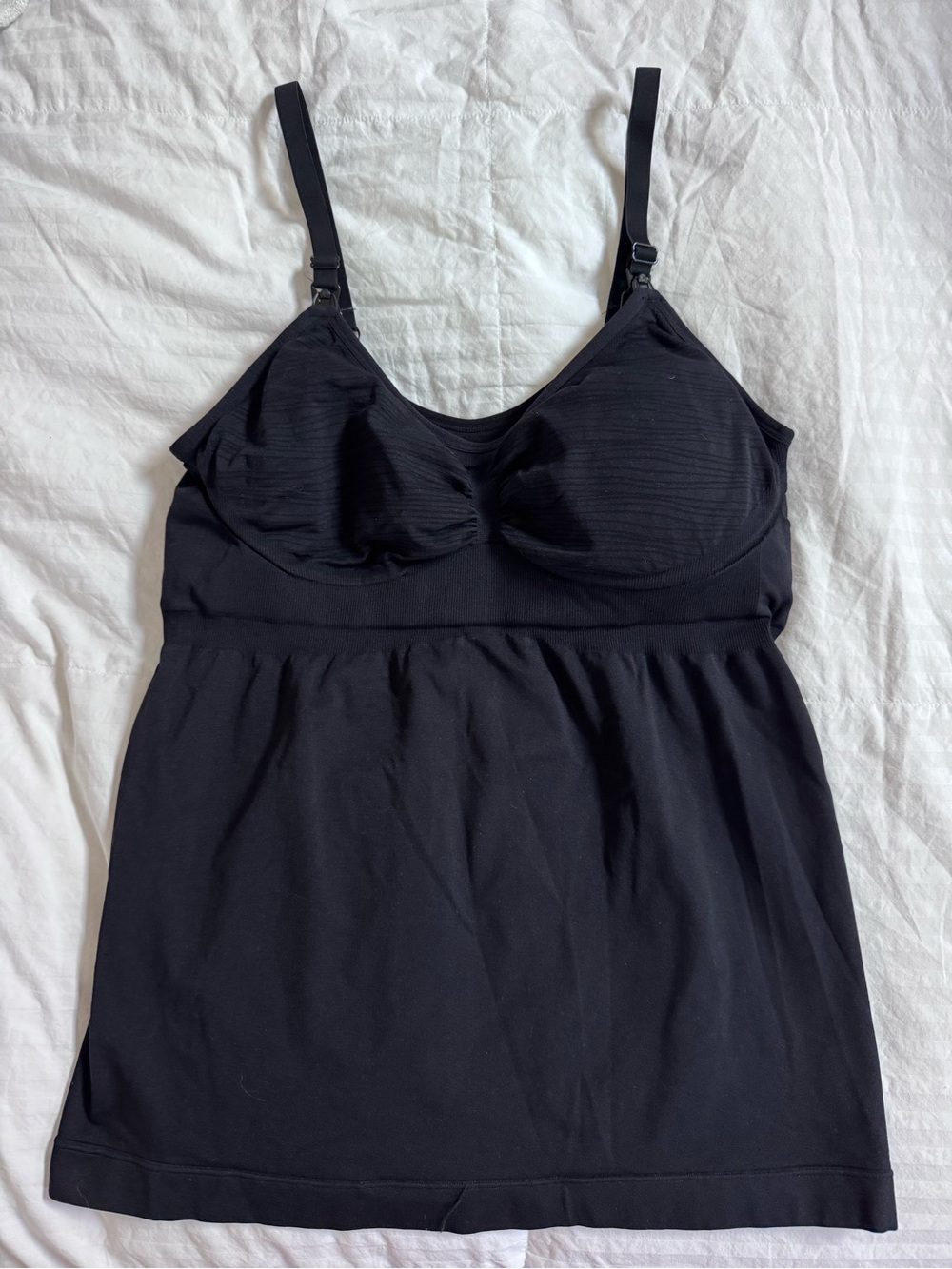 NWOT | Kindred Bravely Black Nursing Tank with Built-In Cups